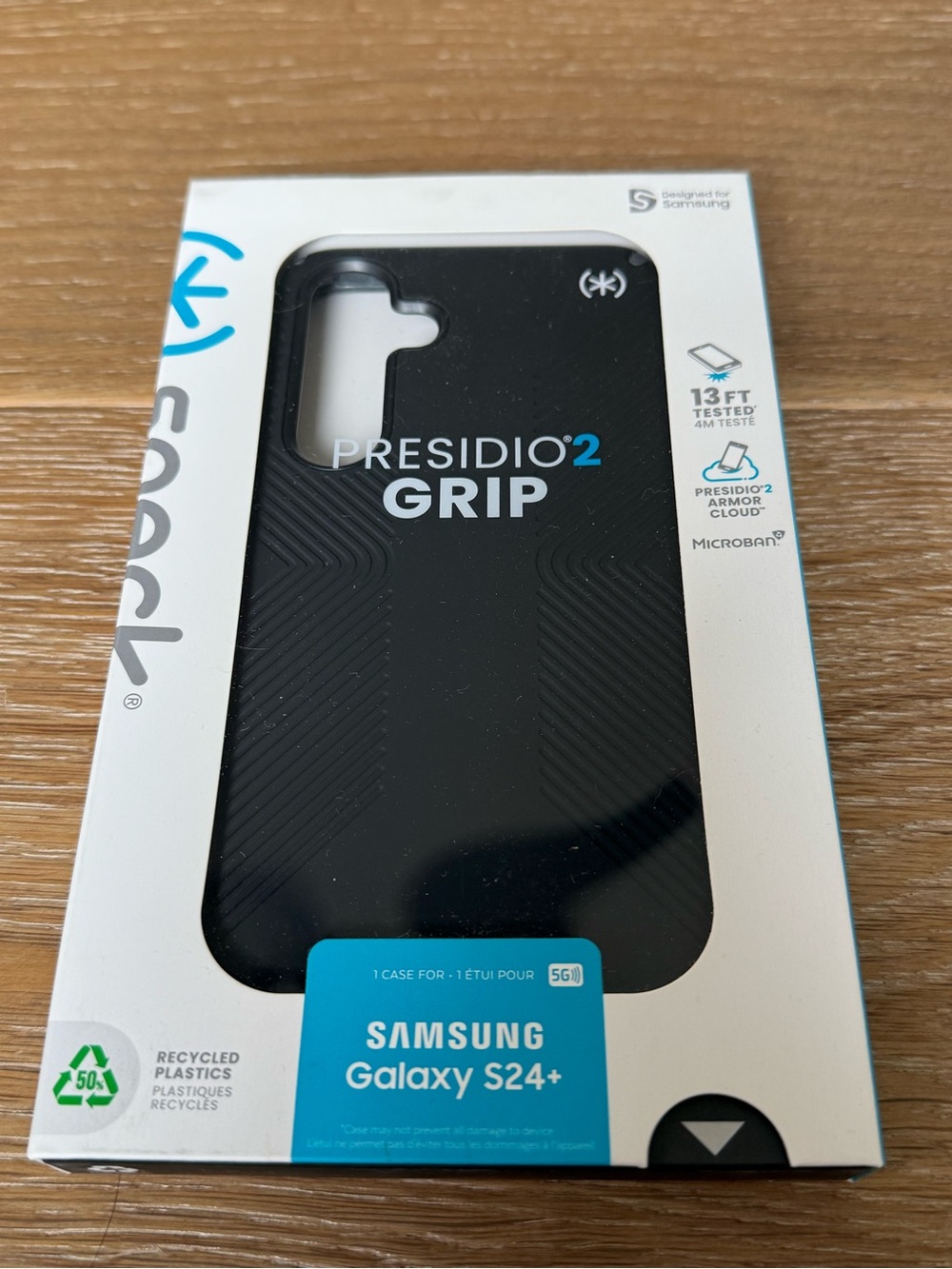 New Speck Presidio2 Grip Case for Samsung Galaxy S24+ - Black